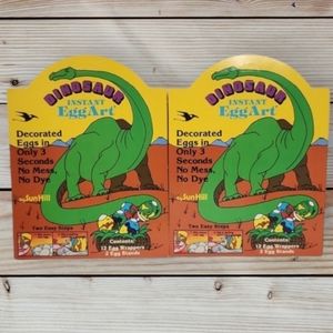 Vintage Instant Dinosaur Egg Art